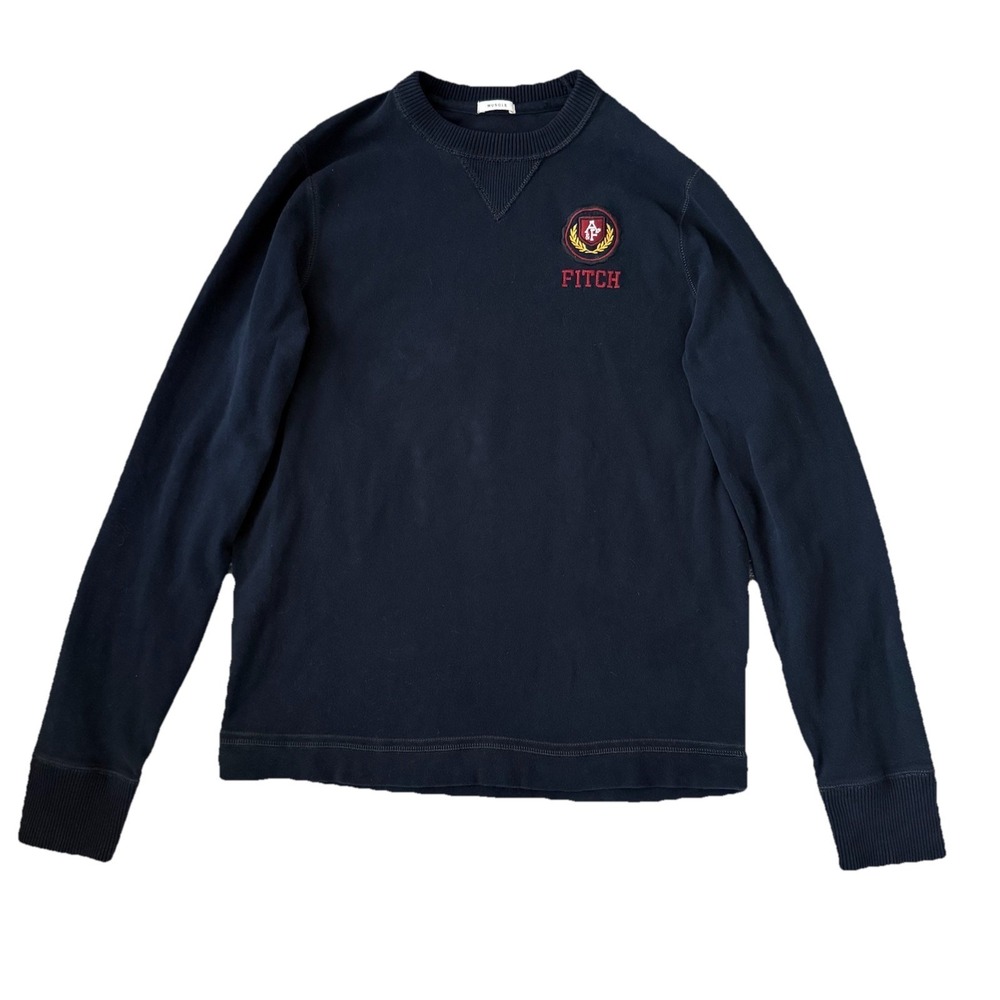 Vintage Y2K Abercrombie & Fitch Muscle Sweatshirt Size Large Embroidered Logo